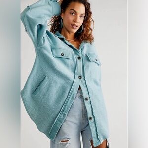 Free People Aqua Utility Jacket